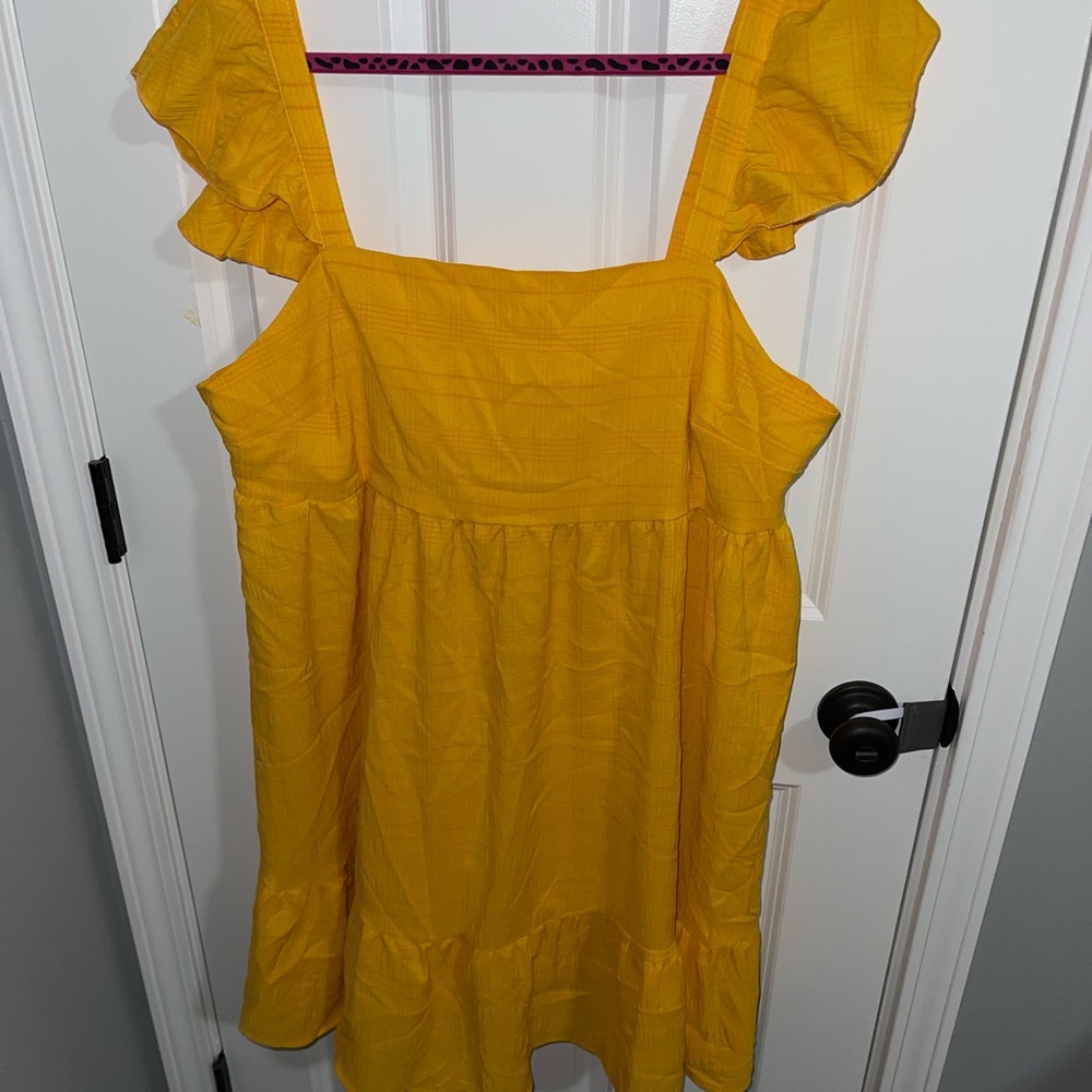 🩷 Flash Sale 🩷 SHEIN xxl (US 14) yellow short dress